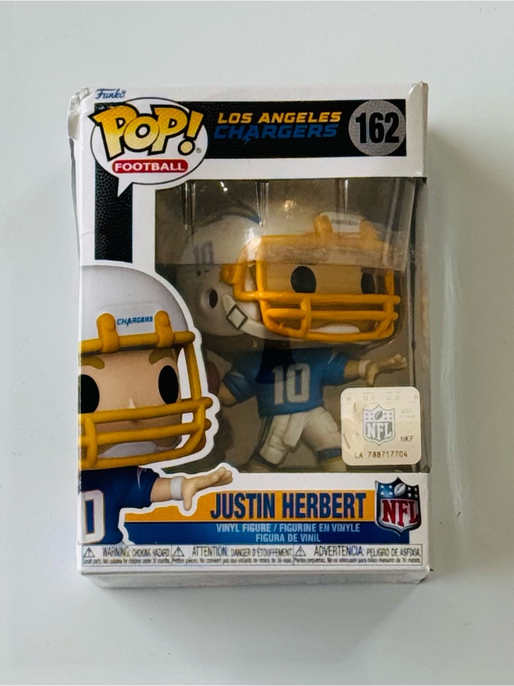 Funko Pop! Justin Herbert Los Angeles Chargers #162